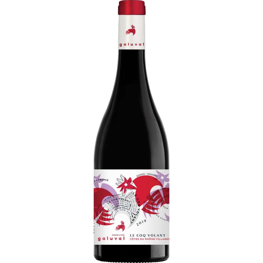 Domaine Galuval Le Coq Volant Cote Du Rhone Villages Rouge - Latitude Wine & Liquor Merchant